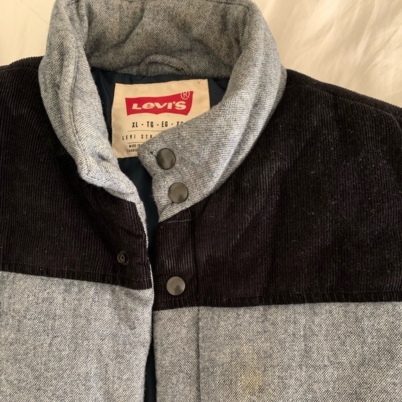 Levi’s Corduroy Puffer Vest Vintage - Picture 2 of 4